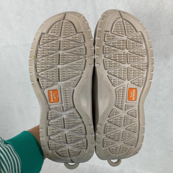 Soft Science Shoes Womens Sz 6 Red/White Cotton Canvas Drift Slip On‎ Cushioned - Picture 5 of 8